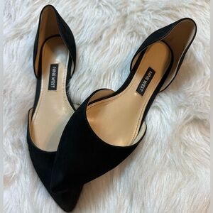 Nine West Black D'Orsay Flats